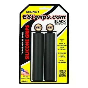 Manopla Punho Bike Esi Grips Chunky 32mm - Preta - Preto - Black