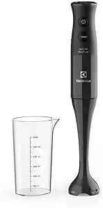 Mixer de mão Electrolux Preto 400W com Tecnologia TruFlow 1 velocidade função turbo EIB05 127V