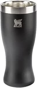 Stanley - Copo Térmico Pilsner, 444ml, Copo Para Bebidas Frias Ou Quentes, Foundry Black