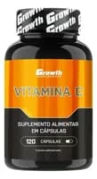 Vitamina C 120 Cápsulas Growth Supplements Natural