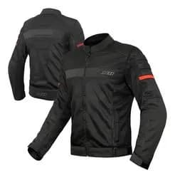 Jaqueta Motociclista Super Air X11 Masculina Preto Ventilada