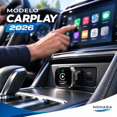 Adaptador Nohara Carplay E Android Auto Sem Fio P/ Usb E Usb-c