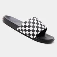 Chinelo Vans La Costa Slide On Masculino Branco Preto