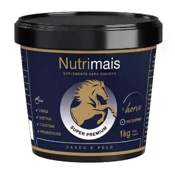 Suplementos Cavalos Casco e Pelo Equilíbrio Intestinal Nutrimais 1kg