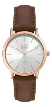 Relógio Dumont Masculino Traveller Rosé - Du2035mou/5k Marrom Rosé Prata