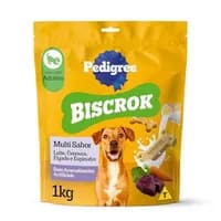 Biscoito Pedigree Biscrok Cães Adultos Multi