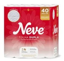 Neve, Papel Higiênico, Toque de Seda, x40 Rolos, 30M