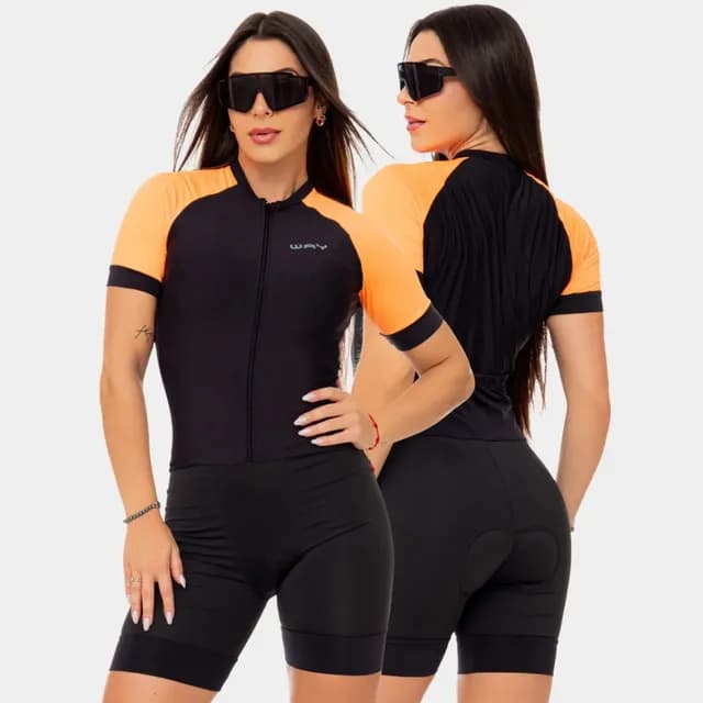 Macaquinho Macacão Ciclismo Uv Acolchoado Roupa Ciclista Mtb