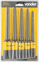 Kit 5 Pincéis Detalhamento Automotivo Vonder