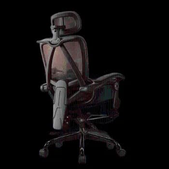 Cadeira De Escritório Ergonômica Premium Python Fly Cor Preto Material Do Estofamento Malha Elástica