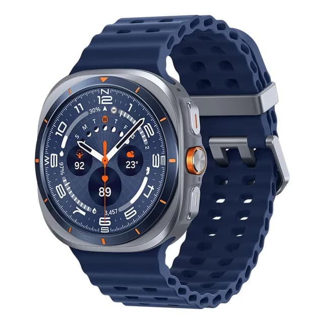 Samsung Galaxy Watch Ultra 2025 Smartwatch 47mm Lte, Galaxy Ai, Titânio Aeroespacial Titânio Azul