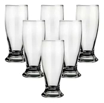 Conjunto De Copo Chopp Munich Nadir Figueiredo 6 Peças 300ml Cor Transparente