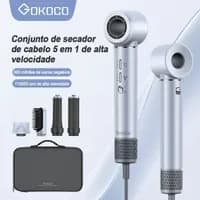 Secador Cabelo 5 Em 1 Escova Magnética Multifuncional GOKOCO