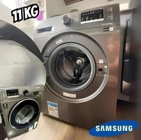 Lava E Seca Samsung Wd11m Com Digital Inverter Inox 11kg Cor Inox look