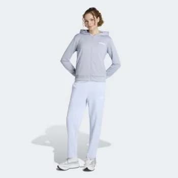Conjunto Agasalho Adidas Linear Ts Feminino - Cinza