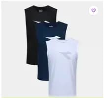 Kit Regata Diadora Com 3 Peças Masculinina Preto AzuL Tam M
