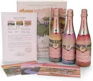 Box Espumante Rosé Aquarela Moscatel Casa Perini