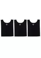 Kit 3 Regatas Slim Hering Masculinas Preto P