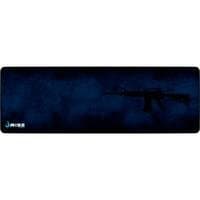 Mousepad Gamer Rise Mode Speed, M4A1, Estendido (900x300mm), Azul