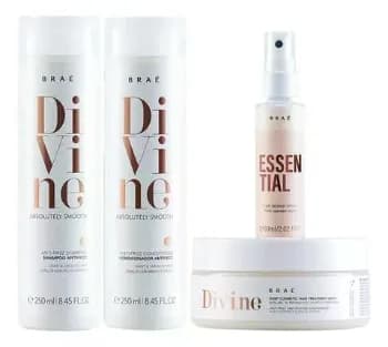 Divine Shampoo + Condicionador + Másc + Mini Essential 200 g- Braé