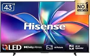 Hisense Smart Tv 4k Hi-qled 43" Polegadas 43q6qvv