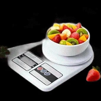 Balança De Cozinha Digital Premium Gourmet Resistente À Água Portátil Base Antiderrapante Visor De Alta Definição Pesage