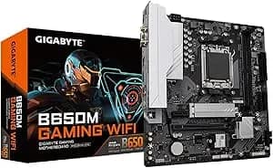 Gigabyte B650m Gaming Wifi Placa-mãe Micro-atx, Socket Am5, Ddr5, Para Amd Ryzen Série 7000/8000/9000