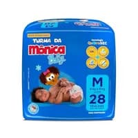 Fralda Turma da Mônica Baby Jumbo M 28 Unidades