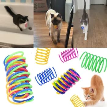 Kit 4 Molas para Gatos Brinquedo Interativo Pet Games para Caçar e Brincar LR-0348