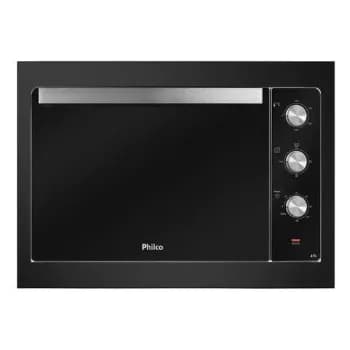 Forno Elétrico De Embutir Philco 47l, 2 Resistências, Multifunções, Preto Pfe47a
