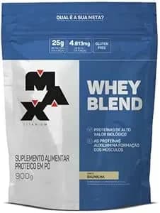 Max Titanium Whey Blend 900g Morango