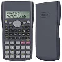 Calculadora científica de duas linhas preta