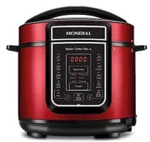 Panela Pressão Elétrica Mondial Digital 5L Vermelho