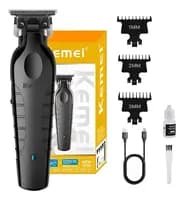 Kemei Maquina De Acabamento Km 2299 Profissional Cor Black