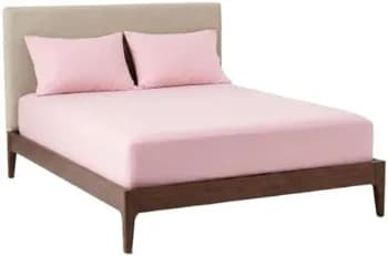 Decolab Jogo De Cama King Essencial 100% Algodão Macio Rosa