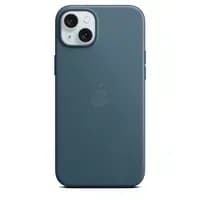Capa Apple FineWoven MagSafe iPhone 15 Plus Azul