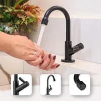 Torneira Banheiro Black Matte para Cuba