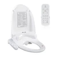 Assento sanitário inteligente c/ secador ar quente, ajustável temperatura, jato de água, controle remoto