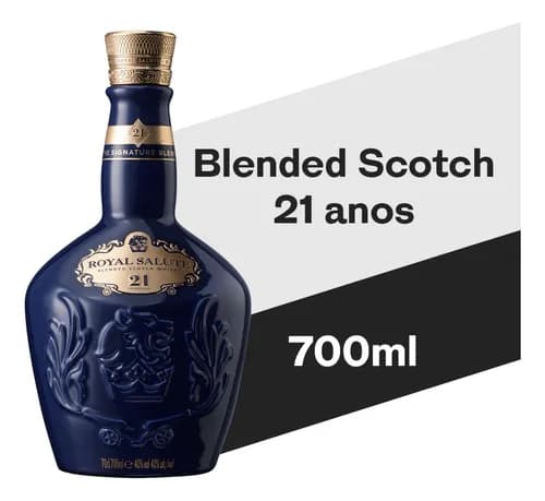Whisky Escocês Royal Salute The Signature Blend 21 Anos 700ml