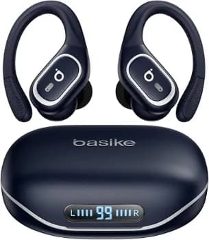 Basike Fone de Ouvido Bluetooth 6.0 Esportivo para Corrida, Intra-Auricular