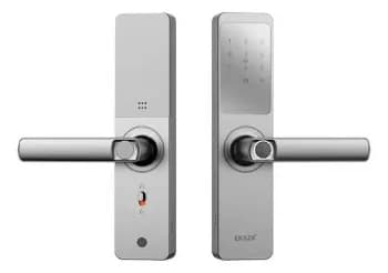 Fechadura Digital Inteligente Biometria Lyra Wifi Ekaza Alumínio Prateado