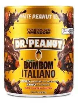 Suplemento Em Pasta Dr. Peanut Sódio Pasta De Amendoim Sabor Bombom Italiano X 600g