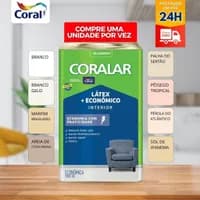 Tinta Látex Econômica Coralar Paredex 18L (cores)