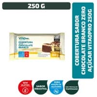 Cobertura Chocolate Branco Zero Açúcar Vitao 250g