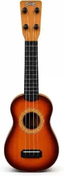 Ukulele Infantil Violão Infantil de Plástico Instrumento Musical Educativo para Crianças