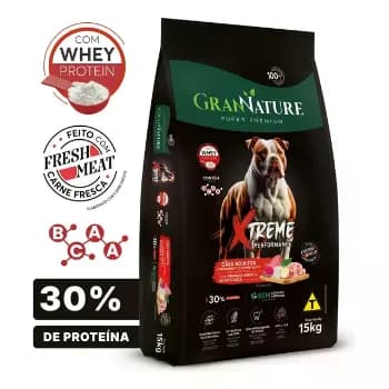Ração GranNature Cães Adultos com Whey Protein Frango 15kg