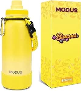 Modus 950ml Garrafa De Água Térmica Esportiva Inox Isolada A Vácuo