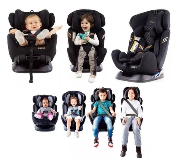 Cosco Kids, Cadeirinha Progress, 0 a 36kg, Preto