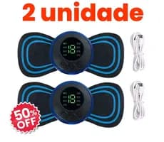 Massageador Elétrico Portátil Recarregável por USB Sem Fio