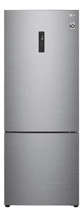 Geladeira Smart Lg Frost Free Inverter 451l Inverse Cor Inox Look - 127v